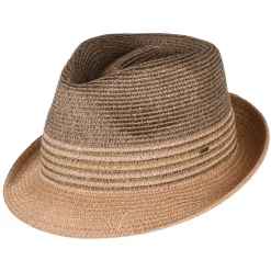 Cheap Chapeau Trilby en Paille Toyo Hooper marron-multicolore Femme/Homme Chapeaux Trilby|Chapeaux Fedora