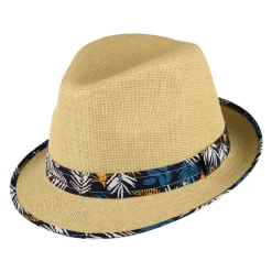 New Chapeau Trilby en Paille Toyo Malibu naturel Femme/Homme Chapeaux Trilby|Chapeaux Fedora