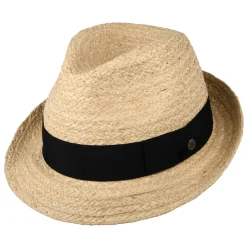 Discount Chapeau Trilby en Raphia Saybrook naturel JAXON & JAMES Femme Chapeaux Trilby|Chapeaux Fedora