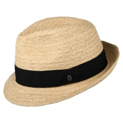 Discount Chapeau Trilby en Raphia Saybrook naturel JAXON & JAMES Femme Chapeaux Trilby|Chapeaux Fedora