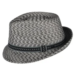 Cheap Chapeau Trilby Mannes anthracite mélangé Femme/Homme Chapeaux Trilby|Chapeaux Fedora
