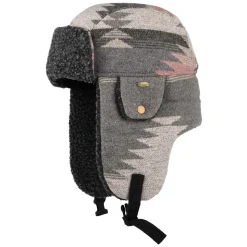Clearance Chapka à Motif Aztèque Shauna panaché de gris Femme Chapeaux Hiver|Chapeaux Femme